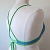 Gehaakt topje | Blauw en groen