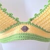Gehaakt topje | Geel en groen
