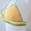 Gehaakt topje | Geel en groen