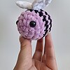 Gehaakte knuffel | Lila bij
