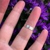 Gehamerde zilveren ring 4mm – 925 sterling zilver – nikkelvrij & op maat gemaakt