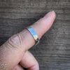Gehamerde zilveren ring 4mm – 925 sterling zilver – nikkelvrij & op maat gemaakt