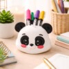 Kawaii Panda Pennenhouder – Biologisch Afbreekbare Bureau Organizer