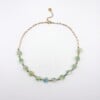 Kristalvormige Kralen Ketting met Echte Bloemen uit Luxemburg (Forgotten Gardens)