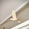 Magnetic hummingbird window art - Beige