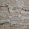 Motiverende quote stickerset, engelse set 10 stuks