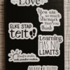 Motiverende quote stickerset, nederlandse set 10 stuks