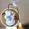 Plafondlamp in handvorm - Clutch - Bordeaux