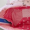 Projecttas – Handgemaakte breitas - haaktas licht roze
