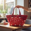 Projecttas – Handgemaakte breitas - haaktas rood