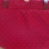 Projecttas – Handgemaakte breitas - haaktas rood met veel kleuren en ruimte