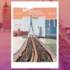 Rotterdam Marathon art print - personaliseerbaar stijl 'finishboog'