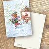 schaatsen, wenskaart 10x15cm