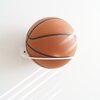 STERKSTAEL Ball Blanc ø 20cm - industriële balhouder muur - wandbevestiging - kleur wit - poedercoating - staalbalhouder, bal houder, bal aan de muur, muurbeugel bal, balring, ring houder, balkenrek, ballen rek, balrek, bal rek