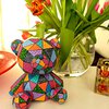Teddybeer – Handgeschilderd Kleurrijk Beeldje