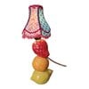 Uniek handgemaakt kleurrijk – kitsch tafellamp fruit heel