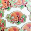 Vos aardbeien cottagecore sticker