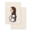 vrouw, wenskaart 10x15cm