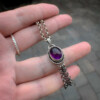 Amethist Droom ✨ Handgemaakte Sterling Zilveren Hanger