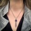 Amethist Droom ✨ Handgemaakte Sterling Zilveren Hanger