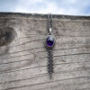 Amethist Droom ✨ Handgemaakte Sterling Zilveren Hanger