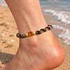 Boho & Zomerse stranddag, geweven kralen armband met conversie naar enkelband