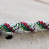 Boho & Zomerse stranddag, geweven kralen armband met conversie naar enkelband