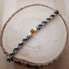 Boho & Zomerse stranddag, geweven kralen armband met conversie naar enkelband