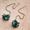 Diep & Mysterieus, handgeweven starburst set in smaragdgroen