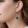 Diep & Mysterieus, handgeweven starburst set in smaragdgroen