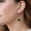 Diep & Mysterieus, handgeweven starburst set in smaragdgroen