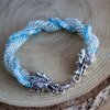 Draken & Fantasie, handgemaakte spiraal armband