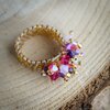 Fairycore & Kleurrijk, handgemaakte beadwork ring