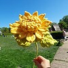 Gehaakt zonnebloemboeket – geïnspireerd op Van Gogh