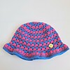Gehaakte bucket hat | Pride biseksuele vlag