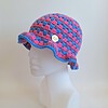 Gehaakte bucket hat | Pride biseksuele vlag