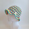 Gehaakte bucket hat | Pride panseksuele vlag