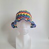 Gehaakte bucket hat | Pride regenboog vlag