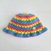 Gehaakte bucket hat | Pride regenboog vlag