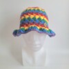 Gehaakte bucket hat | Pride regenboog vlag