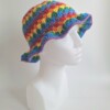 Gehaakte bucket hat | Pride regenboog vlag