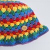 Gehaakte bucket hat | Pride regenboog vlag