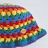 Gehaakte bucket hat | Pride regenboog vlag