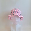 Gehaakte bucket hat | Pride transgender vlag