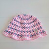 Gehaakte bucket hat | Pride transgender vlag