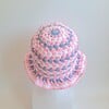 Gehaakte bucket hat | Pride transgender vlag
