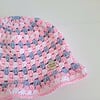 Gehaakte bucket hat | Pride transgender vlag