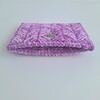 Geweven pasjeshouder | Lavendel velvet look