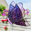 Glas-in-lood vlinder | Handgemaakt | Tiffany-techniek | Raamhanger | Suncatcher