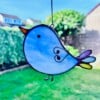 Glas-in-lood vogel | Handgemaakt | Raamhanger | Tiffany-techniek